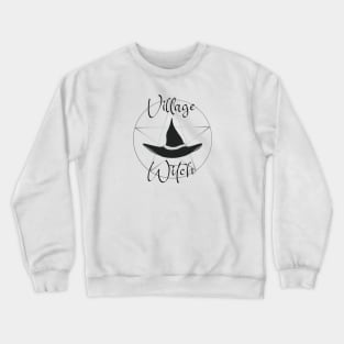 Village Witch Hat And Pentacle Crewneck Sweatshirt